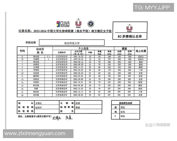 南京排球队个人能力分析与数据表现研究报告