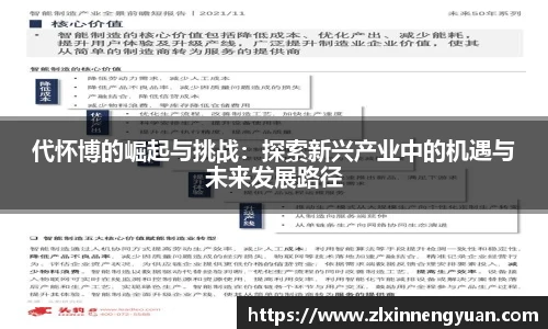 代怀博的崛起与挑战：探索新兴产业中的机遇与未来发展路径